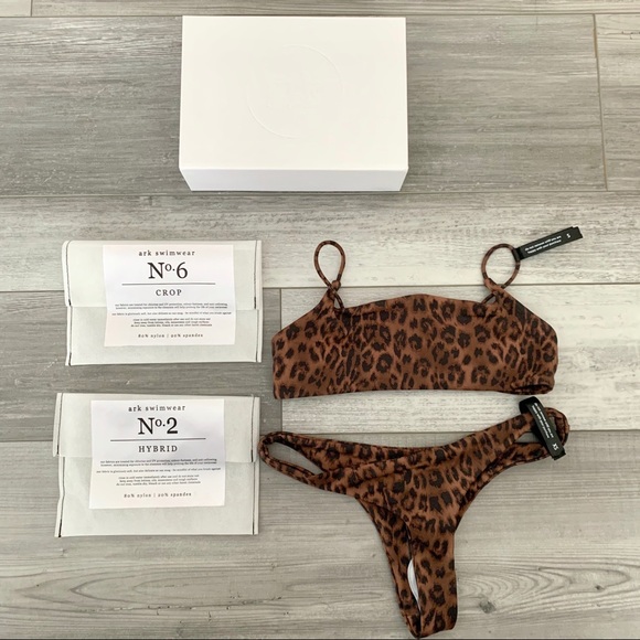 ❤️SOLD❤️ Ark Swimwear Leopard Bikini NWT - Picture 6 of 14